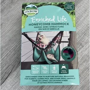 New Oxbow Honeycomb Hammock Double Layer Hanging Bed Guinea Pigs Ferrets pets